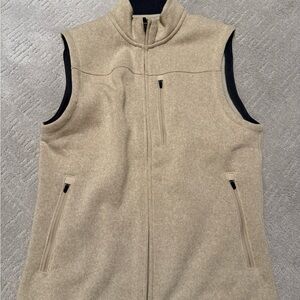 Men's Tan Sleeveless Jacket